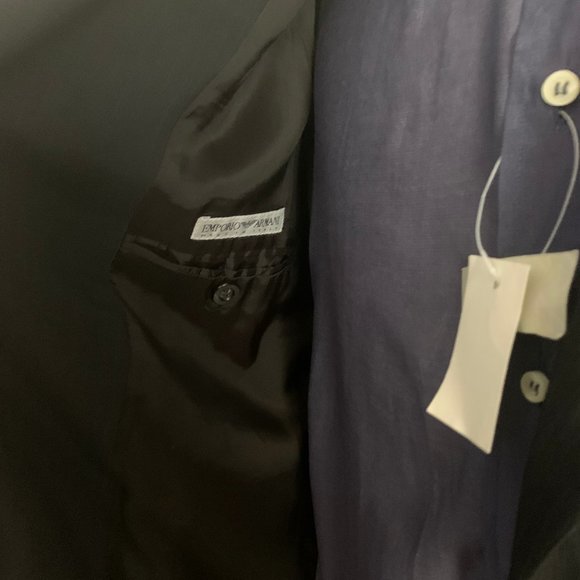 Emporio Armani Navy Suit Jacket - Picture 4 of 12